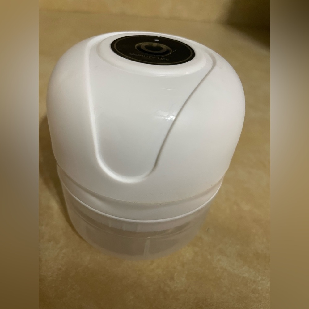 White Electric Food Processor